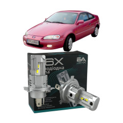 LED лампи Toyota Paseo 1995-1999 H4 M6X ближнє/дальнє світло (4000Lm 5500K) / Тойота Пасео (комплект 2 шт.)