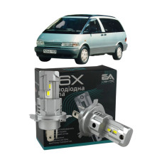 LED лампи Toyota Previa 1990-2000 H4 M6X ближнє/дальнє світло (4000Lm 5500K) / Тойота Превія (комплект 2 шт.)