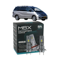 LED лампи Toyota Previa 2003- H7 M6X ближнє світло (4000Lm 5500K) / Тойота Превія (комплект 2 шт.)