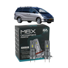 LED лампи Toyota Previa 2003- H7 M6X ближнє світло (4000Lm 5500K) / Тойота Превія (комплект 2 шт.)