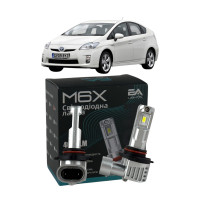 LED лампы Toyota Prius 2009- HB3 M6X дальний свет (4000Lm 5500K) / Тойота Приус (комплект 2 шт.)