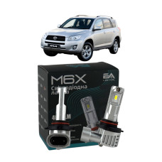 LED лампи Toyota RAV 4 IV 2008- HB3 M6X дальнє світло (4000Lm 5500K) / Тойота Рав 4 (комплект 2 шт.)