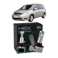 LED лампи Toyota Sienna 2007- HB3 M6X дальнє світло (4000Lm 5500K) / Тойота Сієнна (комплект 2 шт.)