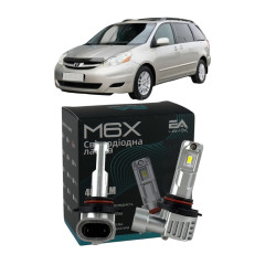 LED лампи Toyota Sienna 2007- HB3 M6X дальнє світло (4000Lm 5500K) / Тойота Сієнна (комплект 2 шт.)
