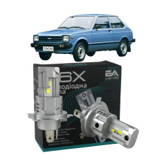 LED лампи Toyota Starlet 1978-1984 H4 M6X ближнє/дальнє світло (4000Lm 5500K) / Тойота Старлет (комплект 2 шт.)