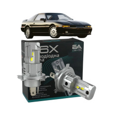 LED лампи Toyota Supra Turbo 1986- H4 M6X ближнє/дальнє світло (4000Lm 5500K) / Тойота Супра (комплект 2 шт.)