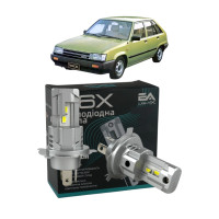 LED лампи Toyota Tercel 1979-1985 H4 M6X ближнє/дальнє світло (4000Lm 5500K) / Тойота Терсел (комплект 2 шт.)
