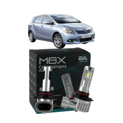 LED лампи Toyota Verso 2009- HB3 M6X дальнє світло (4000Lm 5500K) / Тойота Версо (комплект 2 шт.)