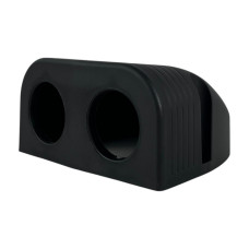 Корпус монтажный накладной на 2 места для USB розетки прикуривателя вольтметра Панель