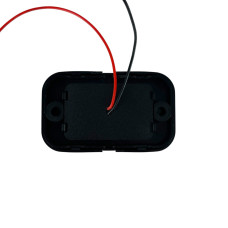 Накладная USB зарядка Light X QT084 QC 3.0 (2 порта) для Toyota, Volkswagen, BMW (12-24V, синяя подсветка)