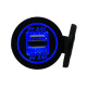 Врезная USB розетка в авто DS2118 12V-24V 2 порта 4.8A (2.4A+2.4A) Синяя подсветка + Клеммы