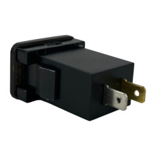Врезная USB зарядка Light X Type-C PD + QC 3.0 для Toyota, Volkswagen, BMW (12–24V, быстрая зарядка)
