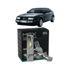 LED лампы VW Corrado 1987-1995 H3 M6X ближний свет (4000Lm 5500K) / Фольксваген Коррадо (комплект 2 шт.)