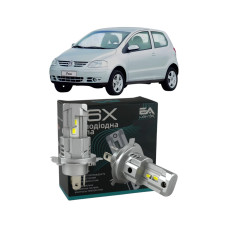 LED лампы VW Fox 2005- H4 M6X ближний/дальний свет (4000Lm 5500K) / Фольксваген Фокс (комплект 2 шт.)