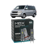 LED лампи VW Multivan T5 2003- H7 M6X ближнє світло (4000Lm 5500K) / Фольксваген Мультіван Т5 (комплект 2 шт.)