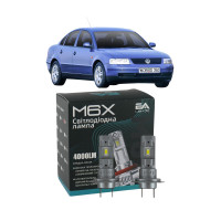 LED лампи VW Passat B5 1996-2005 H7 M6X ближнє світло (4000Lm 5500K) / Фольксваген Пассат Б5 (комплект 2 шт.)
