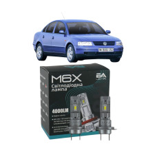 LED лампы VW Passat B5 1996-2005 H7 M6X ближний свет (4000Lm 5500K) / Фольксваген Пассат Б5 (комплект 2 шт.)