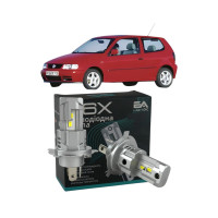 LED лампи VW Polo III 1994-1999 H4 M6X ближнє/дальнє світло (4000Lm 5500K) / Фольксваген Поло 3 (комплект 2 шт.)