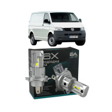 LED лампи VW Transporter T5 2003- H4 M6X ближнє/дальнє світло (4000Lm 5500K) / Фольксваген Транспортер Т5 (комплект 2 шт.)