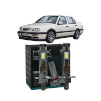LED лампи VW Vento 1991-1998 H1 M6X ближнє світло (4000Lm 5500K) / Фольксваген Венто (комплект 2 шт.)