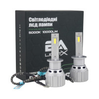 LED лампи Volkswagen Golf 5 2003-2009 H7 S10 ближнє світло (10000Lm 5000K) / Фольксваген Гольф 5 (комплект 2 шт.)