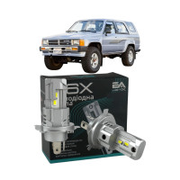 LED лампи Toyota 4 Runner 1987-1996 H4 M6X ближнє/дальнє світло (4000Lm 5500K) / Тойота 4 Раннер (комплект 2 шт.)