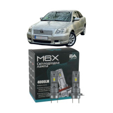 LED лампы Toyota Avensis 1997-2003 H7 M6X дальний свет (4000Lm 5500K) / Тойота Авенсис (комплект 2 шт.)