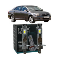 LED лампы Toyota Avensis 2007- H1 M6X дальний свет (4000Lm 5500K) / Тойота Авенсис (комплект 2 шт.)