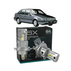 LED лампи Volvo 440 1988- H4 M6X ближнє/дальнє світло (4000Lm 5500K) / Вольво 440 (комплект 2 шт.)