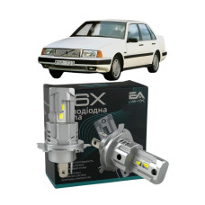 LED лампи Volvo 460 1988- H4 M6X ближнє/дальнє світло (4000Lm 5500K) / Вольво 460 (комплект 2 шт.)