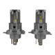 LED лампы Volvo 460 1988- H4 M6X ближний/дальний свет (4000Lm 5500K) / Вольво 460 (комплект 2 шт.)