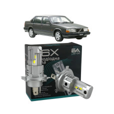 LED лампи Volvo 940 I (944) 1990-1994 H4 M6X ближнє/дальнє світло (4000Lm 5500K) / Вольво 940 (комплект 2 шт.)