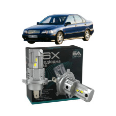 LED лампи Volvo S40 I 1994-2003 H4 M6X ближнє/дальнє світло (4000Lm 5500K) / Вольво S40 (комплект 2 шт.)