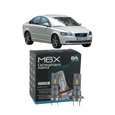 LED лампи Volvo S40 II 2004- H7 M6X ближнє світло (4000Lm 5500K) / Вольво S40 2 (комплект 2 шт.)