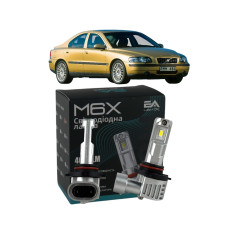 LED лампи Volvo S60 2000- HB3 M6X дальнє світло (4000Lm 5500K) / Вольво S60 (комплект 2 шт.)