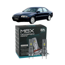 LED лампы Volvo S80 1998- H7 M6X дальний свет (4000Lm 5500K) / Вольво S80 (комплект 2 шт.)