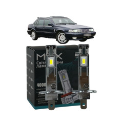 LED лампи Volvo S90 1997-1998 H1 M6X дальнє світло (4000Lm 5500K) / Вольво S90 (комплект 2 шт.)