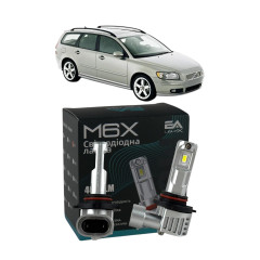 LED лампи Volvo V50 2004- HB3 M6X дальнє світло (4000Lm 5500K) / Вольво V50 (комплект 2 шт.)