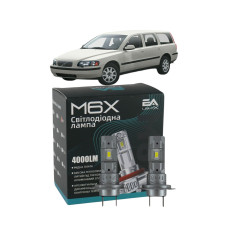LED лампи Volvo V70 II 2000- H7 M6X ближнє світло (4000Lm 5500K) / Вольво V70 2 (комплект 2 шт.)