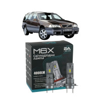 LED лампи Volvo XC70 Cross Country 2000- H7 M6X дальнє світло (4000Lm 5500K) / Вольво Xc70 Кросс Кантрі (комплект 2 шт.)