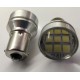 Лампа светодиодная EA Light X P21W 1156 12-24V одноконтактная 9 диодов линза