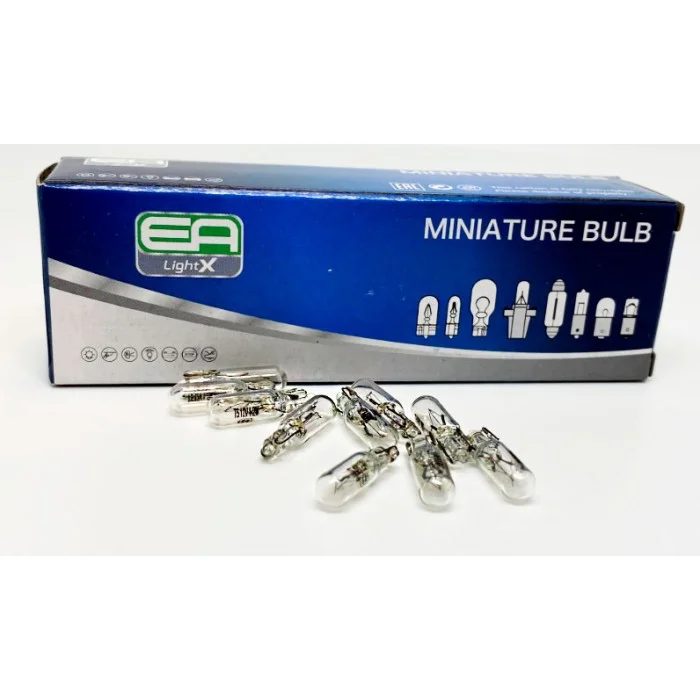 Галогенна лампа EA Light X W1.2W T5 12V 1.2W CLEAR