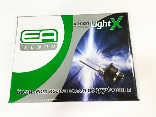 Комплект ксенону EA Light X з блоками New Shape H4 (ксенон+галоген) 5000 K