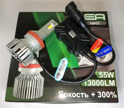 Комплект LED ламп EA Light X X12 H11 5000 K 13000 Lm