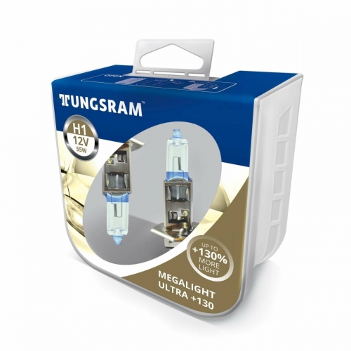Комплект галогенних ламп Tungsram H1 +130% 55W (50310XNU.2PL)_93116872