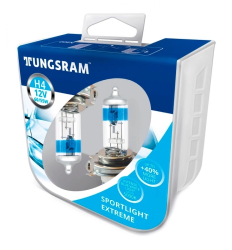 Комплект галогенних ламп Tungsram H4 55W Sportlight Ultra 5000(50440SUP.2PL)_93093787