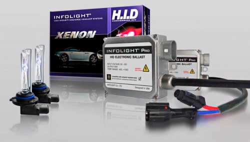 Комплект ксенона Infolight 12V 35W c модулем обманки